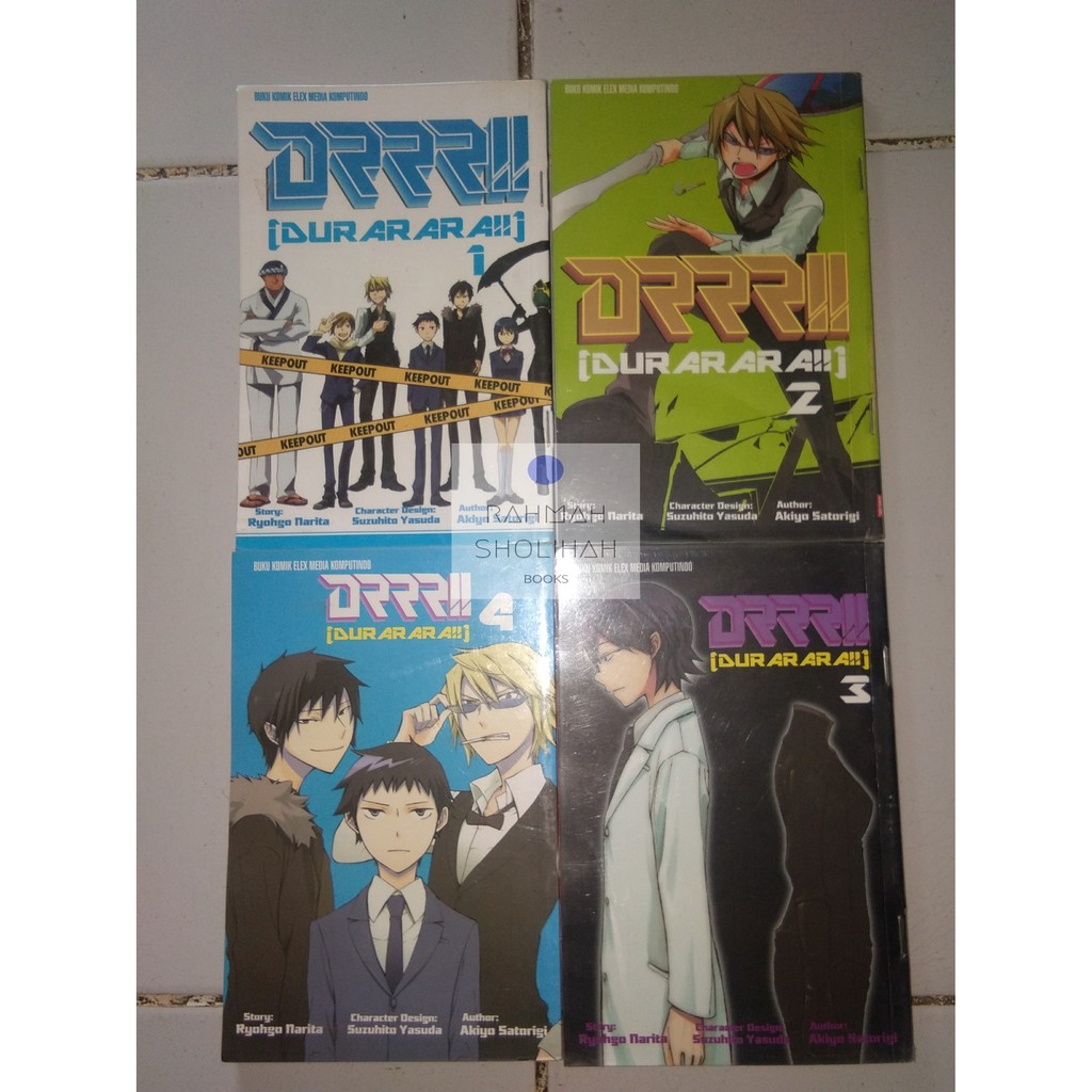 KOMIK BEKAS SECOND - Durarara (1-4) T