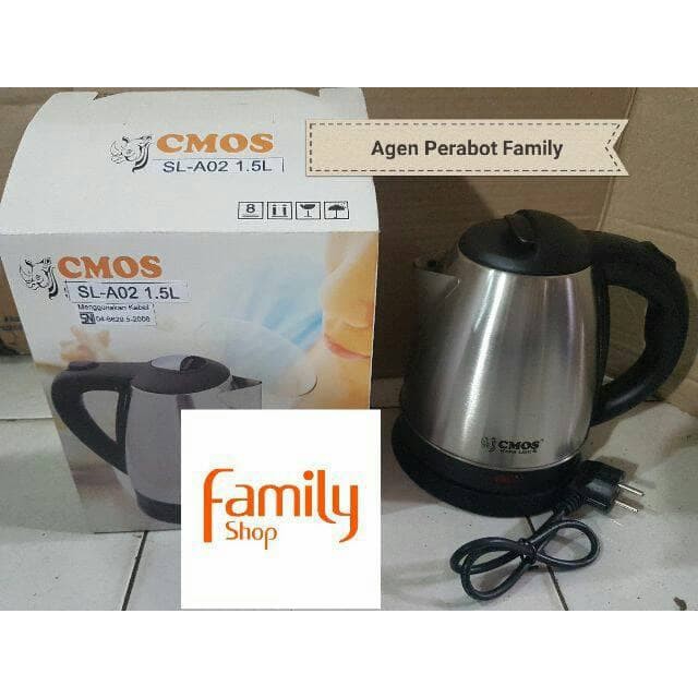 CMOS TEKO LISTRIK / ELECTRIC KETTLE STAINLESS 1-5 L APF880