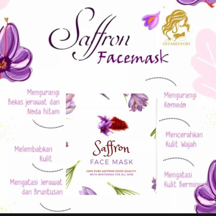 SAFFRON FACE MASK/ MASKER JERAWAT