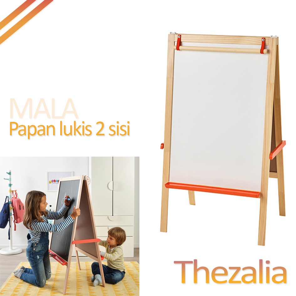 

PAPAN tulis BOLAK BALIK dengan board hitam & putih