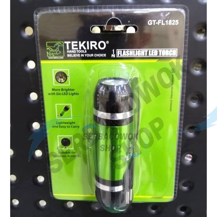 Tekiro Flashlight LED Senter Lampu Senter Mini Pocket Portable Murah