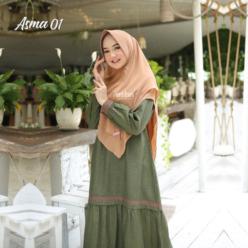 ASMA DRESS || Gamis ADEM Original by ATTIN