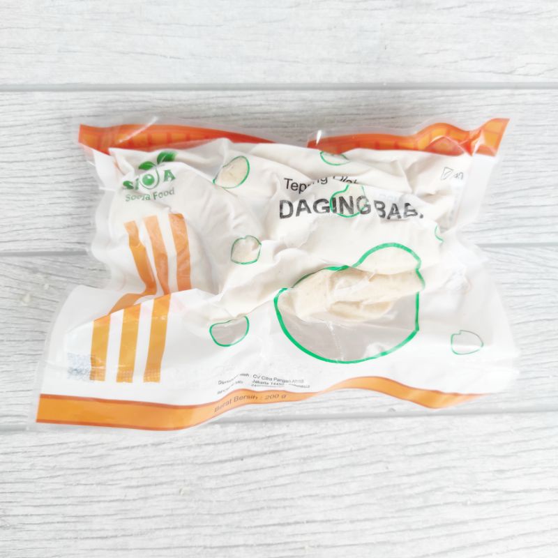 

Sooja Daging Babi Usus Tito / Tuto Vegetarian Vegan 200g Beku