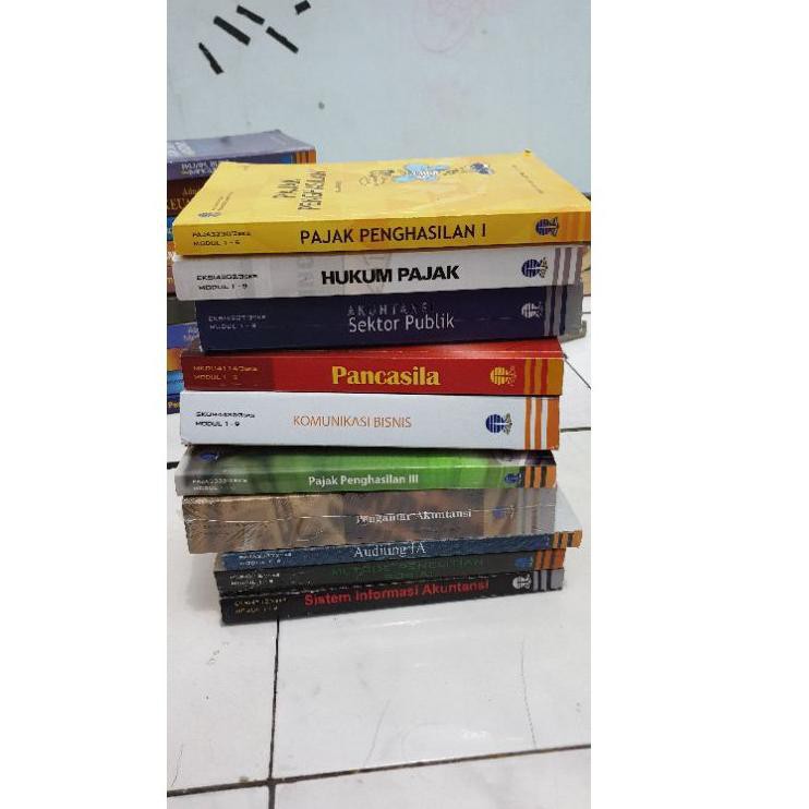 Beli Modul Bahan Ajar Ut Hukum Pajak Sistem Ekonomi Indonesia Dll Shopee Indonesia