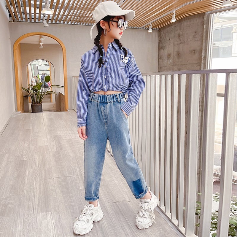 (COD) Setelan Anak Perempuan Import / Baju Anak Perempuan Import / Pakaian Anak Perempuan Import/Set