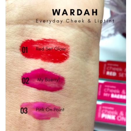 ⭐ BAGUS ⭐ WARDAH EVERYDAY  CHEEK &amp; LIP TINT 5,5gr | Liptint Blush On