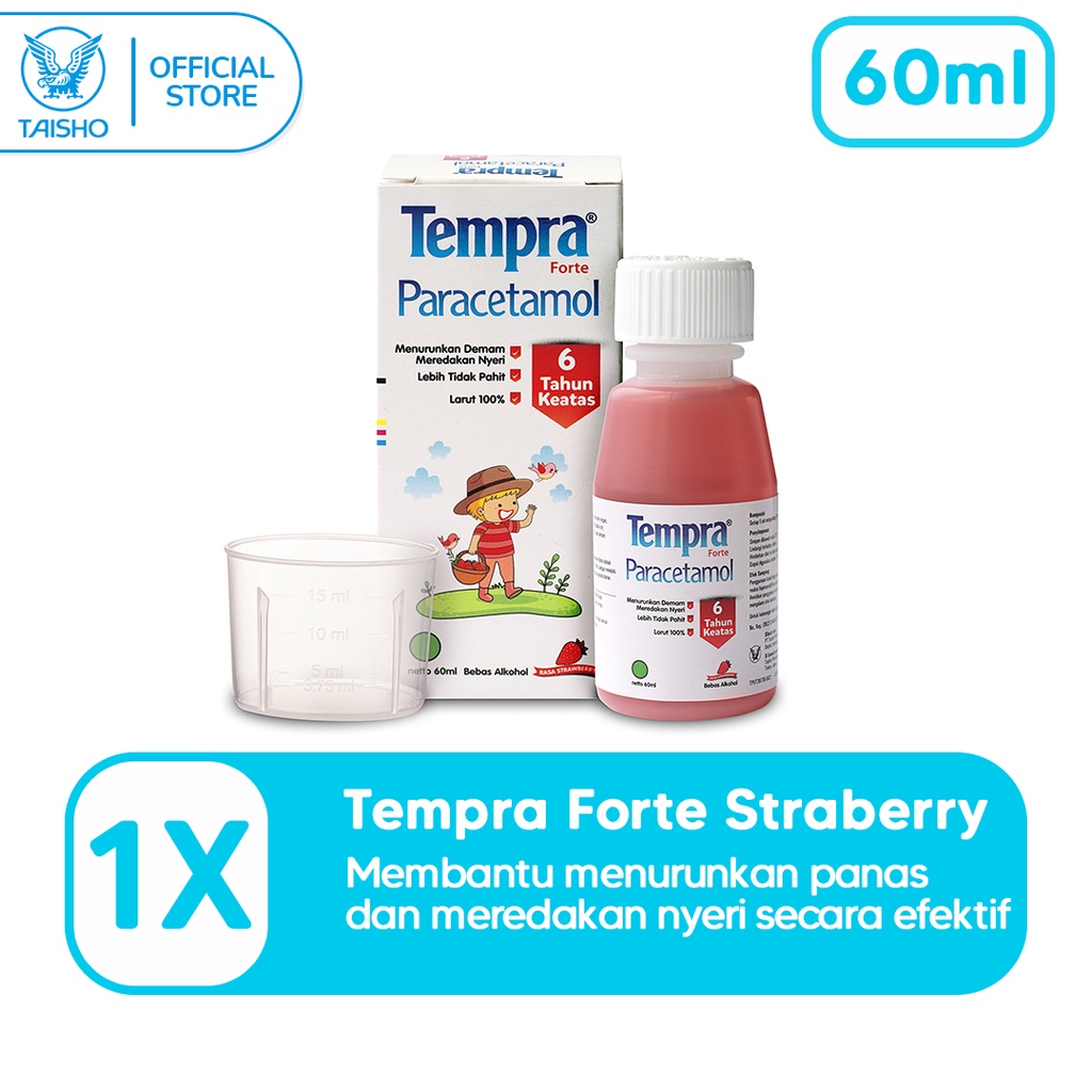 Tempra Forte Paracetamol Anak Rasa Strawberry 60ml