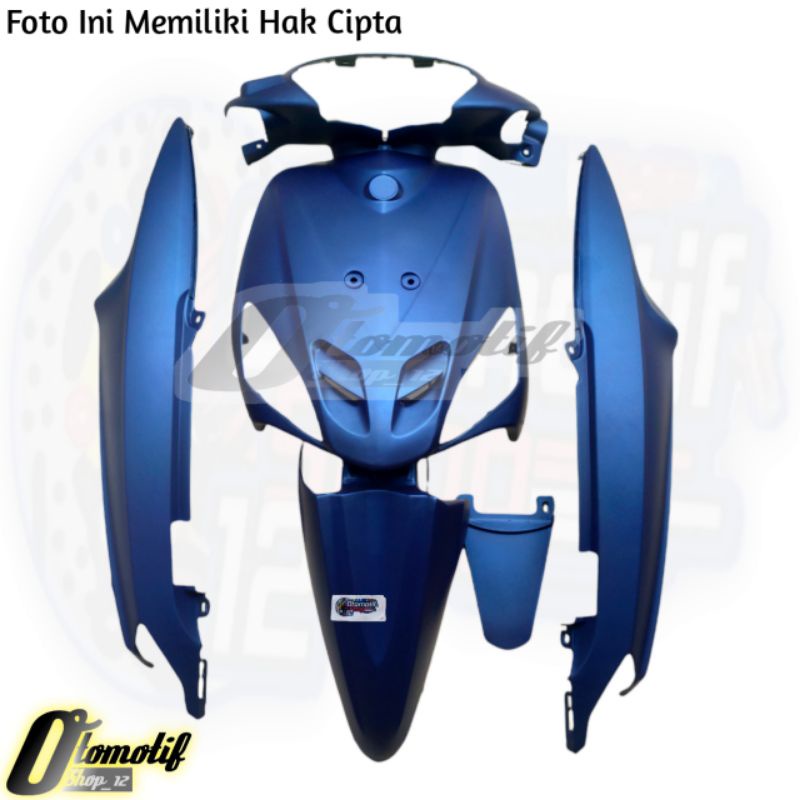 cover body halus Yamaha Mio sporty Mio lama biru doff merah doff hitam doff