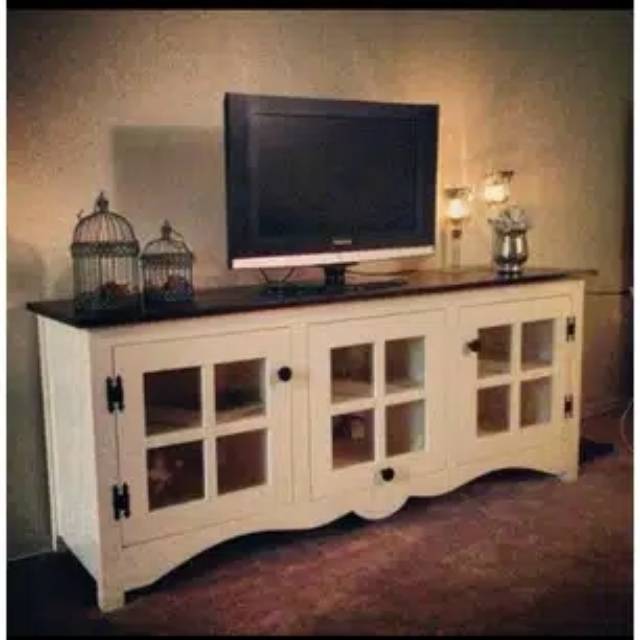 Bufet tv kaca italian cat duco mebel jepara,furniture