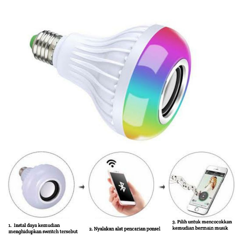 Lampu musik bluetooth kekinian