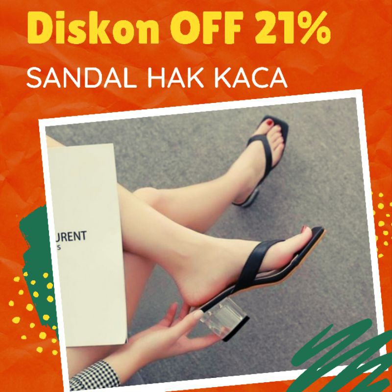 Hak kaca tahu wanita - Hak wanita - sepatu wanita - sepatu hak