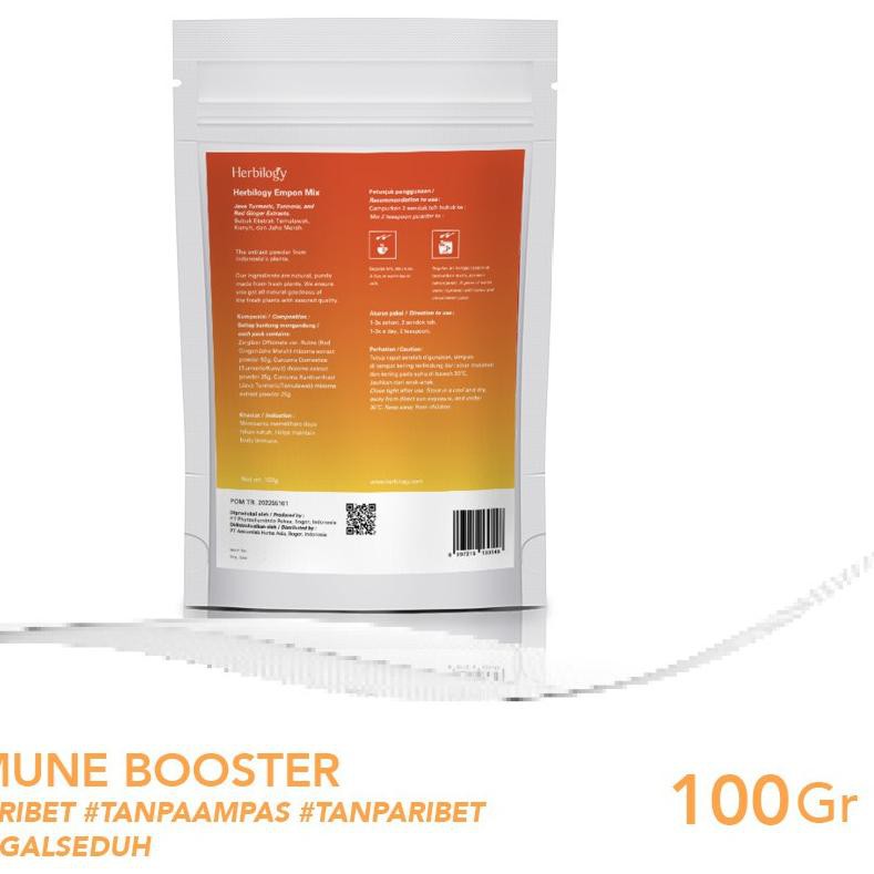 

SALE!! KODE-713 Herbilogy Empon Mix (Ekstrak powder Kunyit, Temulawak, Jahe Merah) 100g