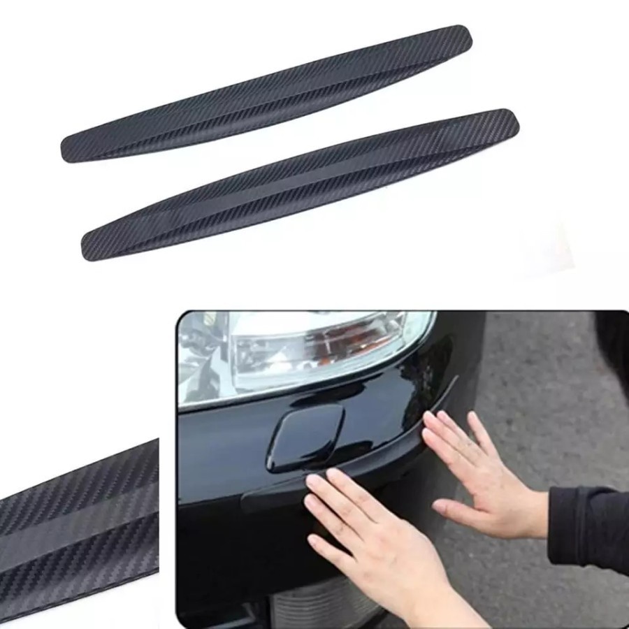 Bumper Guard Pelindung Sudut Bemper Bamper Mobil Carbon Tahan Bentur Universal Mobil Yaris Vios Inno