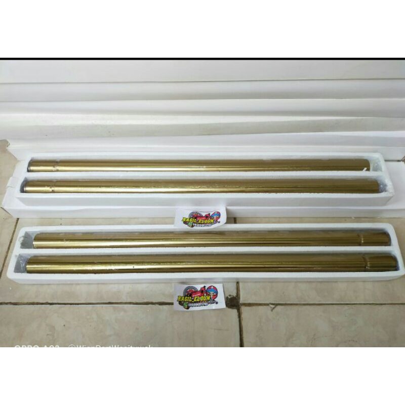 As shock ninja R RR gold  dus putih thailand diameter as 33 scorpio vixion not inner dkt