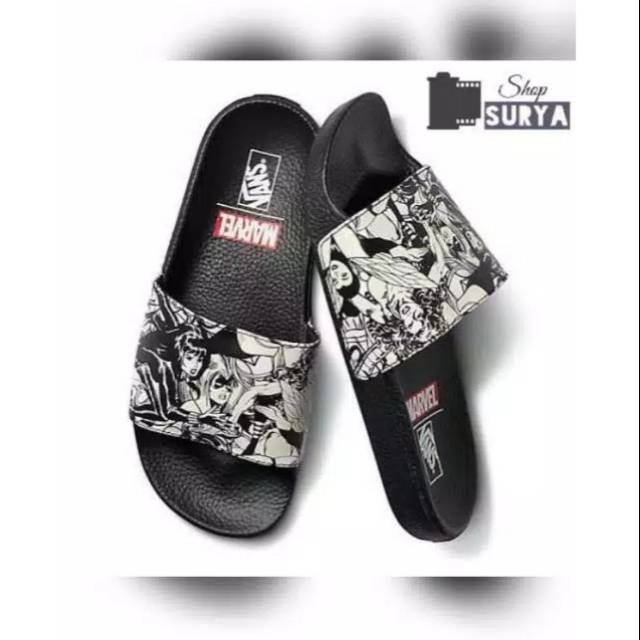 [Bisa COD] SUPER MURAH !! SANDAL SLIP ON VENNS MARVELL / SANDAL SLOP VENNS MARVEL KARAKTER / SENDAL VANSS PRIA WANITA