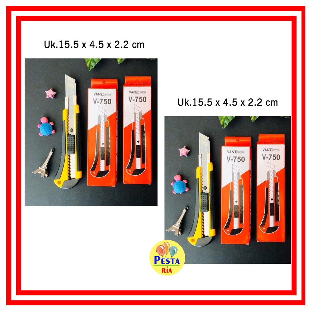 

Murah!! (1Pcs) Cutter, Pisau Cutter Vanco, Pisau Cutter Vanco