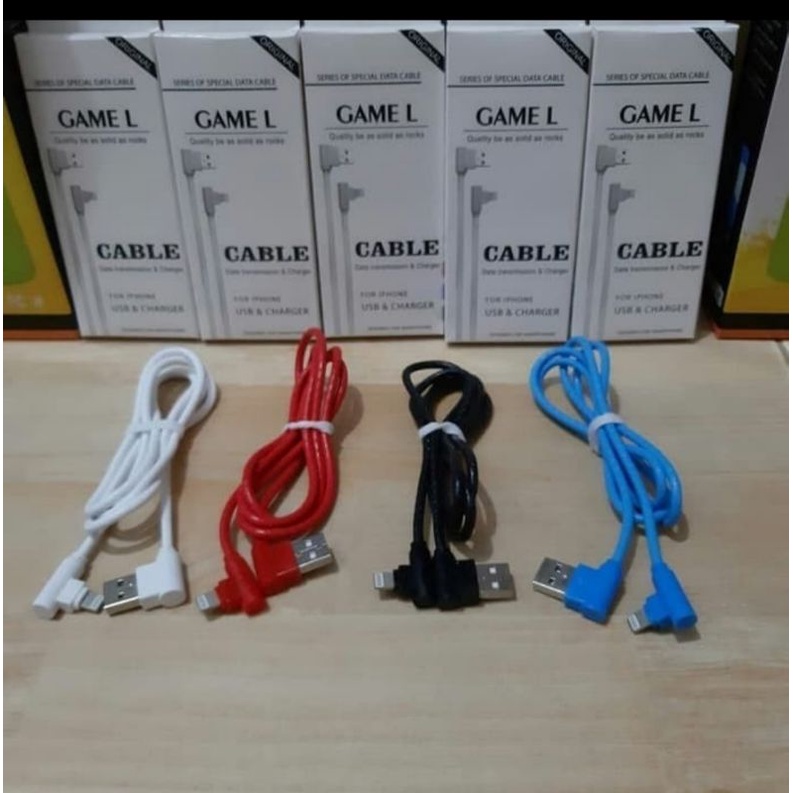 kabel cas iphone model L cas hp model game kabel charger iphone