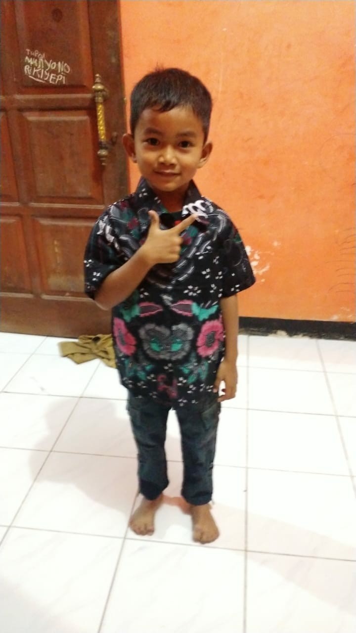 Batik Couple Keluarga Sania Ruffle Ori Ndoro Jowi Dnt Kupu Putih