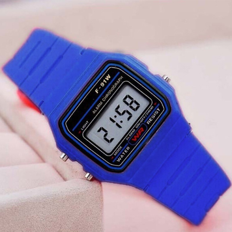 Jam tangan Anak Digital jelly mural Q Q QNQ S1014