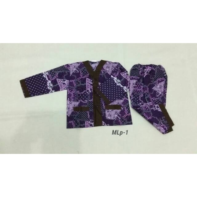 Piyama batik lengan panjang (size M)