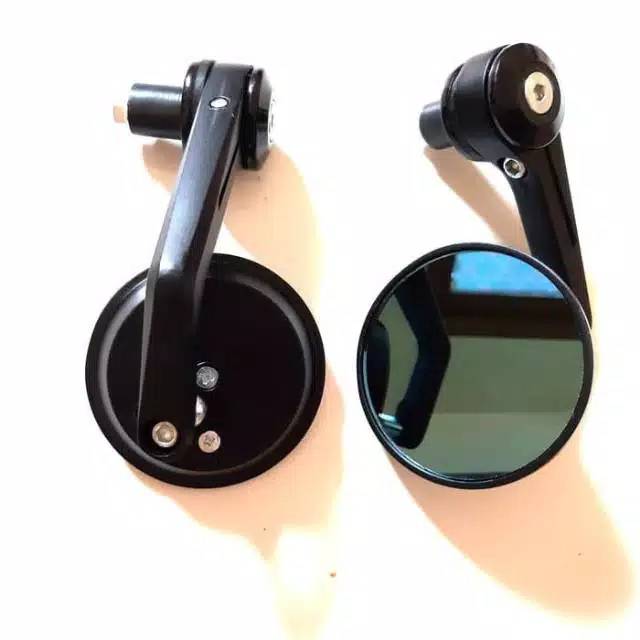 Spion Bar End Spion Jalu Bulat Kaca Biru  Shopee Indonesia