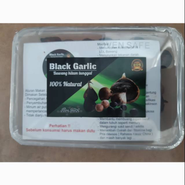

Black garlic bawang tunggal