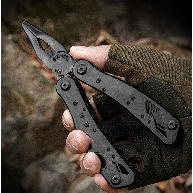 TANG MULTIFUNGSI EDC TANG PLIER SURVIVAL TANG SERBAHGUNA EDC STAINLESS STEEL EDC