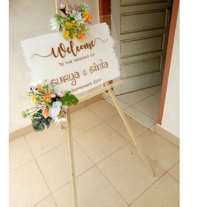 

ㅓ 100cmX45cm STANDING KAYU JATI BLANDA / TRIPOD/ PENYANGGA AKRILIK ||0JGKU Hot Sale