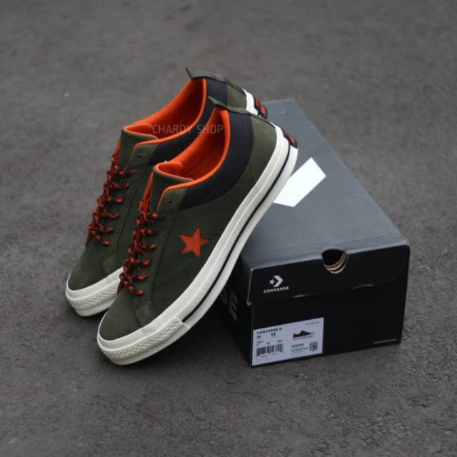 converse one star sierra leather low top