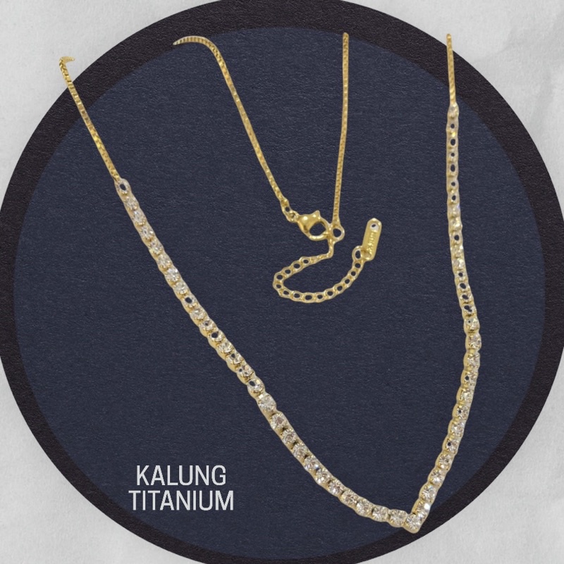 kalung titanium //kalung nagita//kalung full permata//kalung aurell