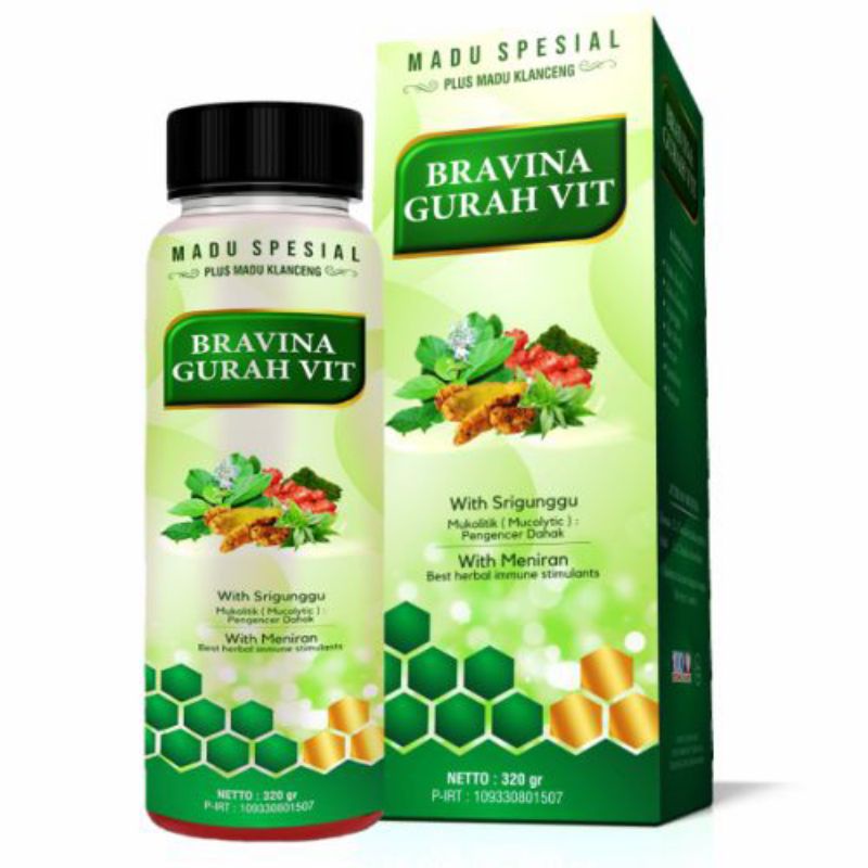 

Madu Gurah Bravina Gurah Vit - untuk masalah pernafasan