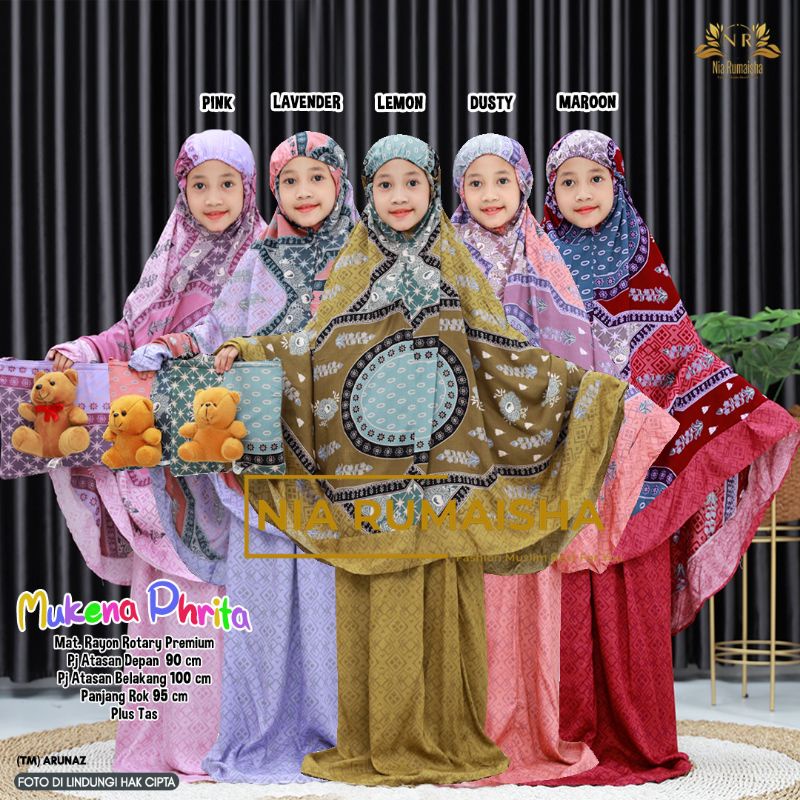 mukena anak phrita nia rumaisha