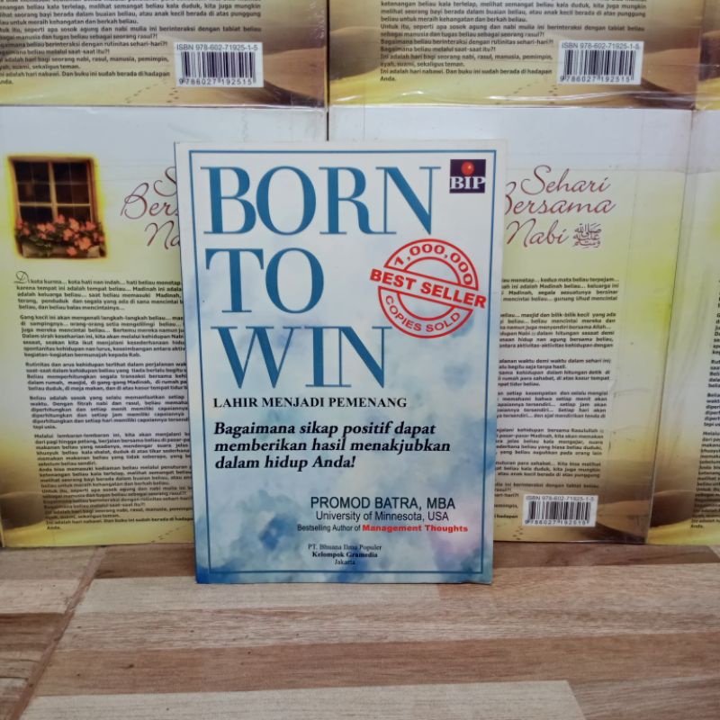

BUKU ORIGINAL - BORN TO WIN LAHIR MENJADI PEMENANG
