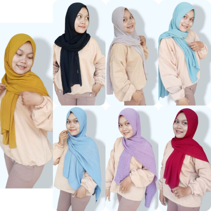 PASMINA FULL PLISKET PREMIUM CERUTY / PASMINA FULL PLISKET CERUTY