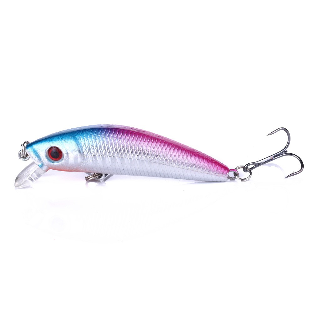 HENGJIA 80PCS minnow umpan pancing swimbait fishing lure ikan bass bait outdoor fishing tackle