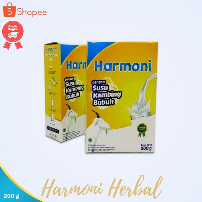 

Susu Bubuk Kambing Etawa Harmoni 200gr
