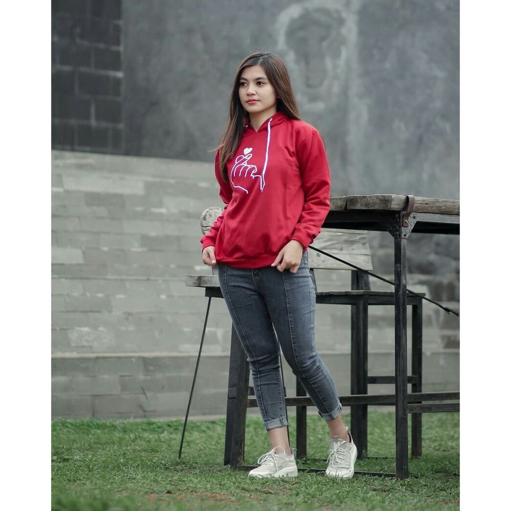 SARANGHEYO HOODIE WANITA - FASHION STYLE KOREA TERLARIS