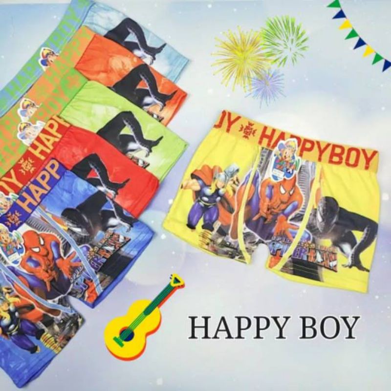 CD BOXER ANAK COWOK IMPORT TERMURAH HAPPY BOY