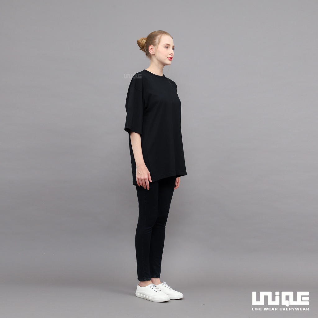 UNIQUE - (Basic Series) Kaos Polos Oversize Basic Jet Black