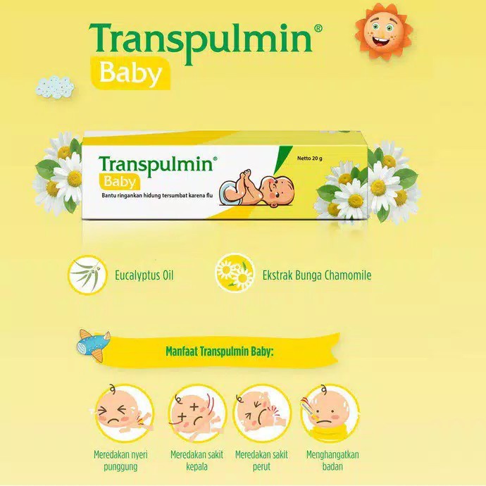 Transpulmin Baby Balsam - Bantu Ringankan Hidung Tersumbat Karena Flu