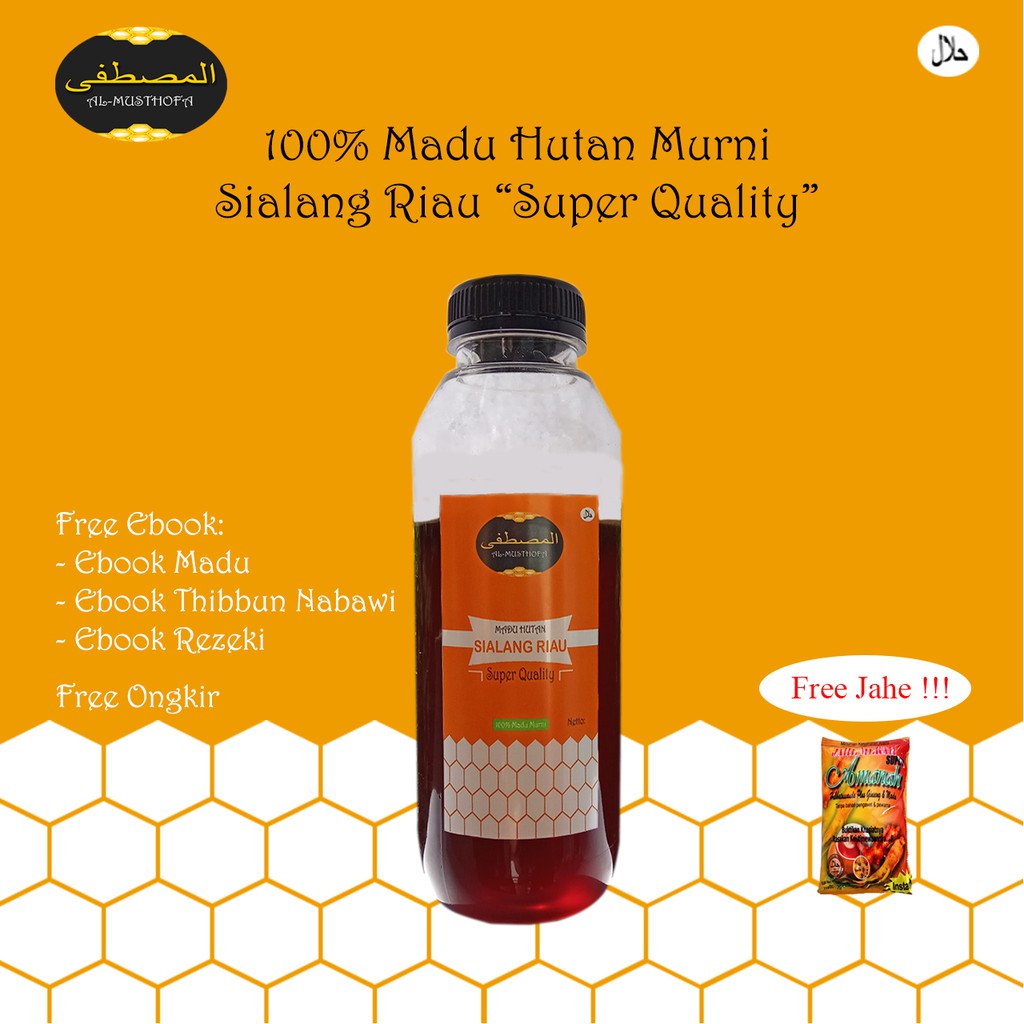 Jual Madu Hutan Sialang Riau 500gr Asli Murni Mentah Indonesia|Shopee