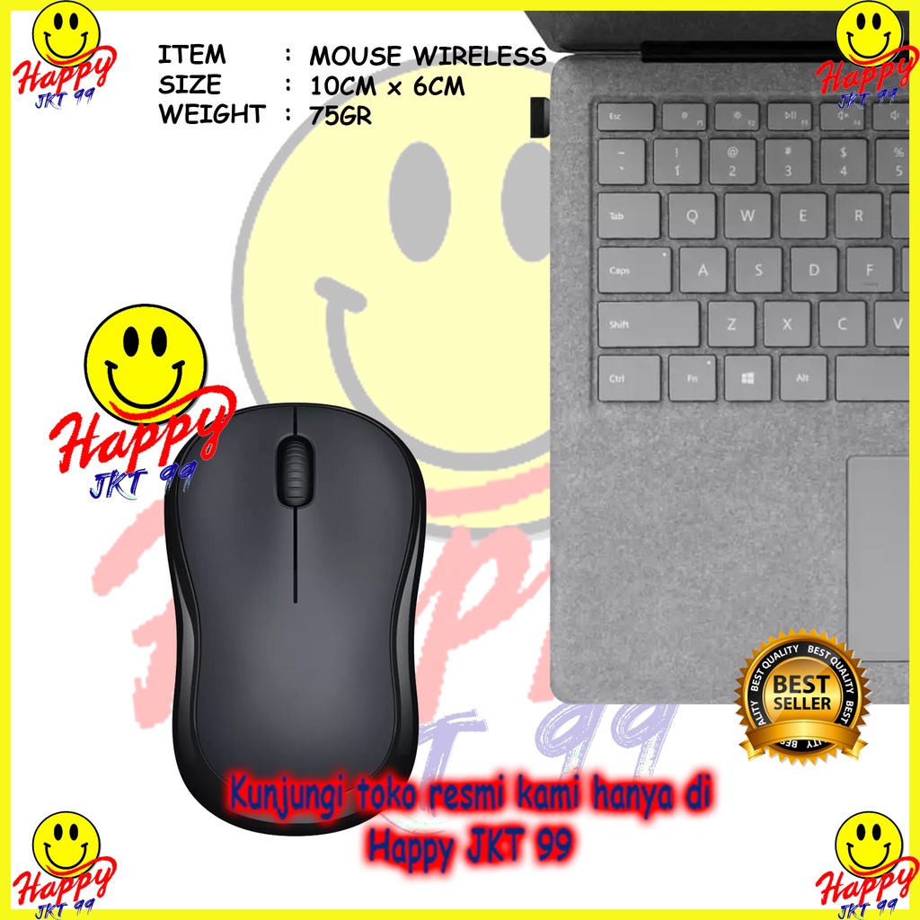 [ HAPPY JKT 99 ] MOUSE WIRELESS HIGH QUALITY