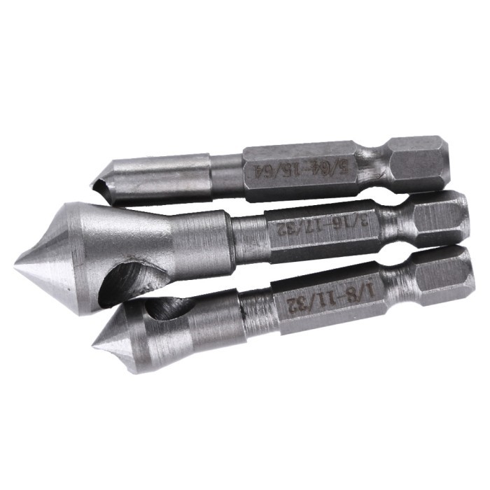 Mata Bor Countersink &amp; Deburring Metal Wood Kayu Logam *MB14