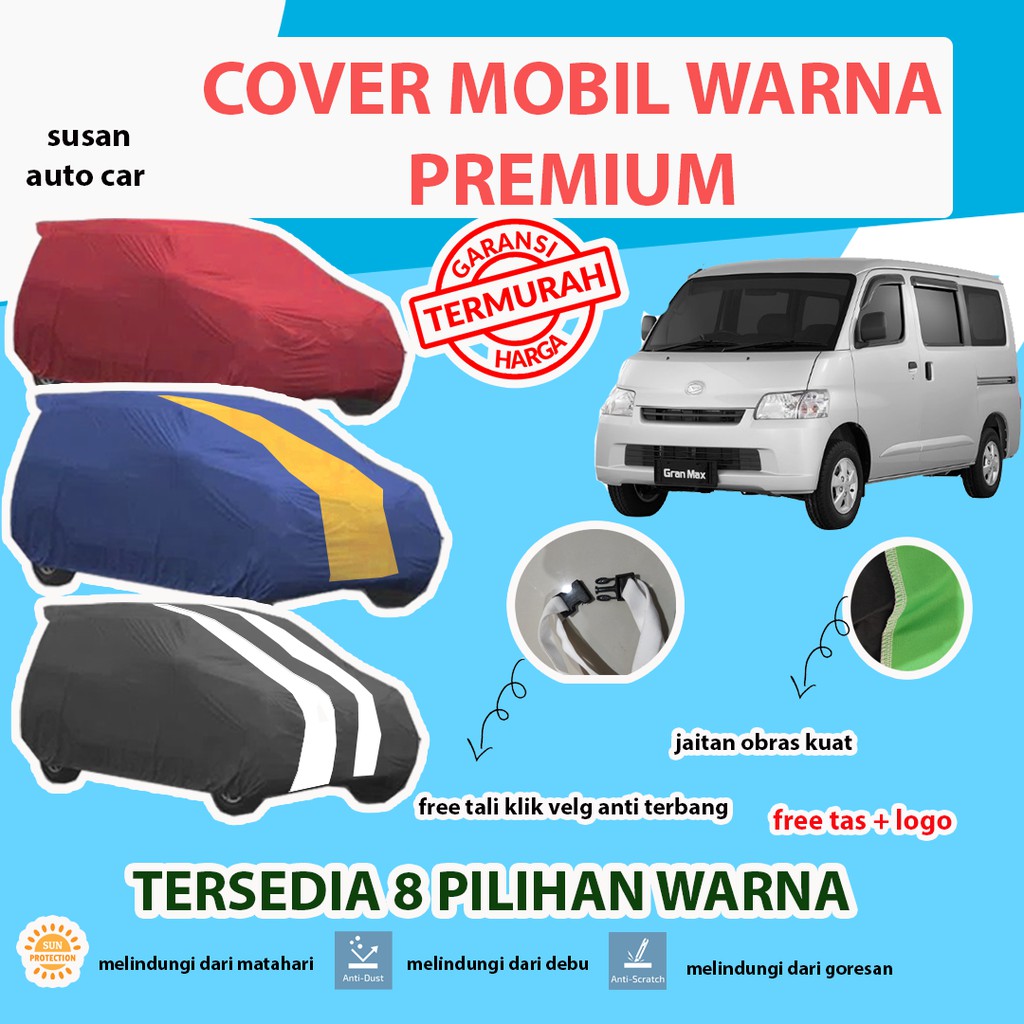 Body Cover OUTDOOR PREMIUM GRANDMAX / Sarung Mobil GrandMax / Cover Mobil Grandmax /Selimut Grandmax