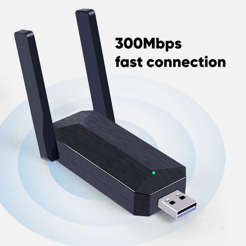 Smartfish 300Mbps USB Wifi Wireless Adapter Network Dongle