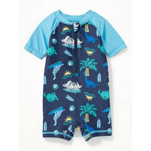  Baju  renang anak  dinosaurus  rashguard Shopee Indonesia