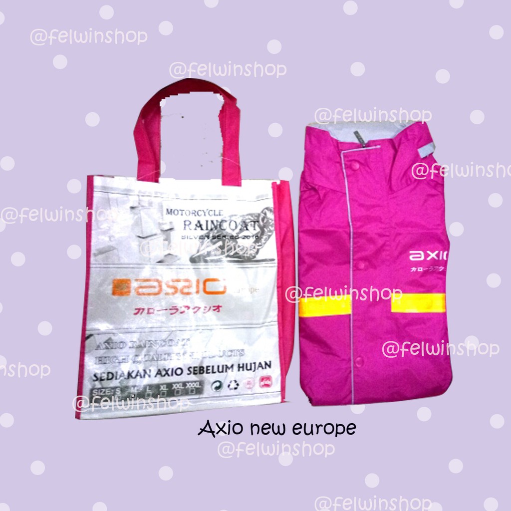 FELWINSHOP Jas Hujan AXIO Europe Parasut r882 Setelan Dewasa Axio