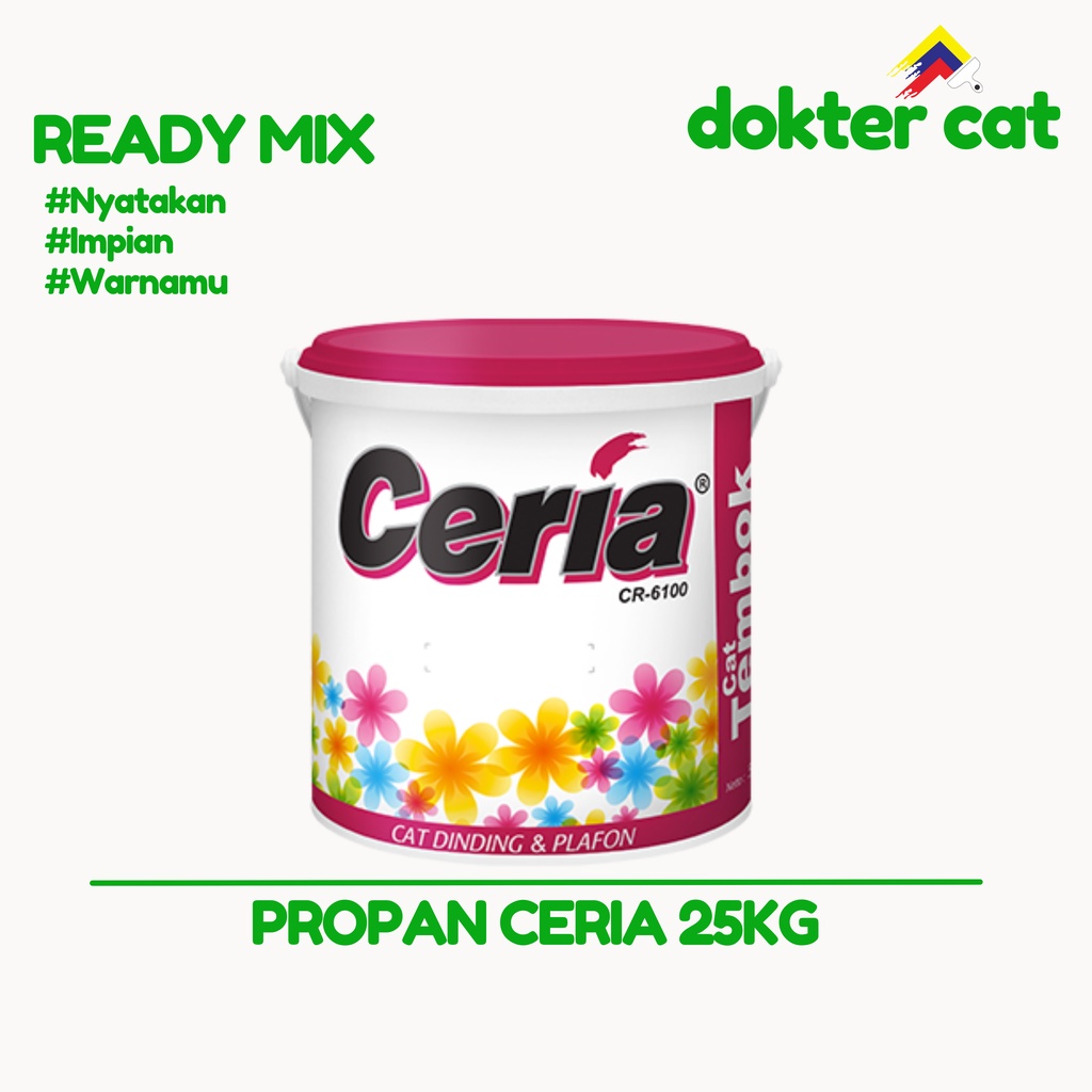 PROPAN CERIA 25KG / CAT READY MIX / CAT TEMBOK / CAT MURAH / CAT PROPAN