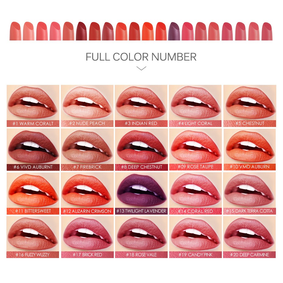 FA59 FOCALLURE Matte liquid lipstick waterproof long lasting women beauty lipstick cosmetics