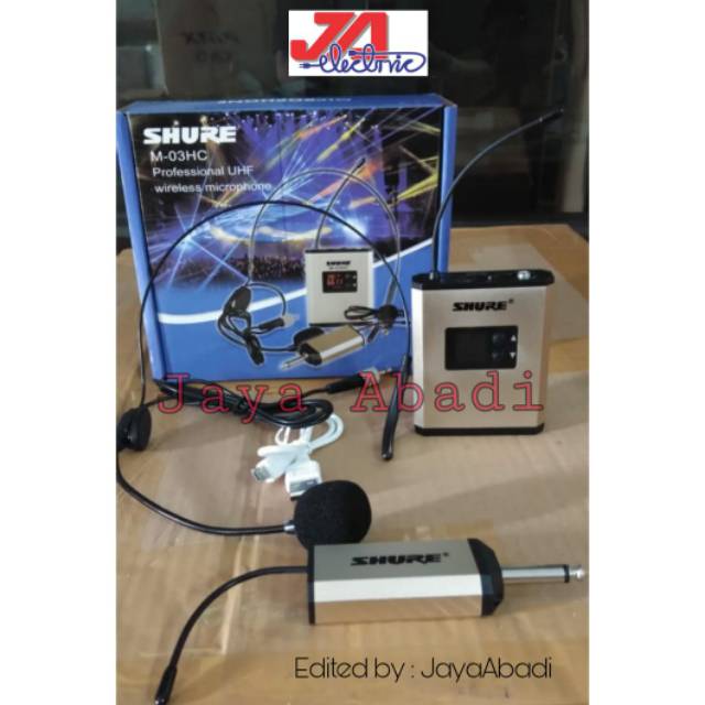 Mic Wireless SHURE M-03HC UHF